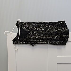 Black and Gold Tank Top